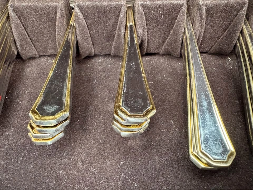 Supreme by Towle Gold Plated Flatware Set - photo 2