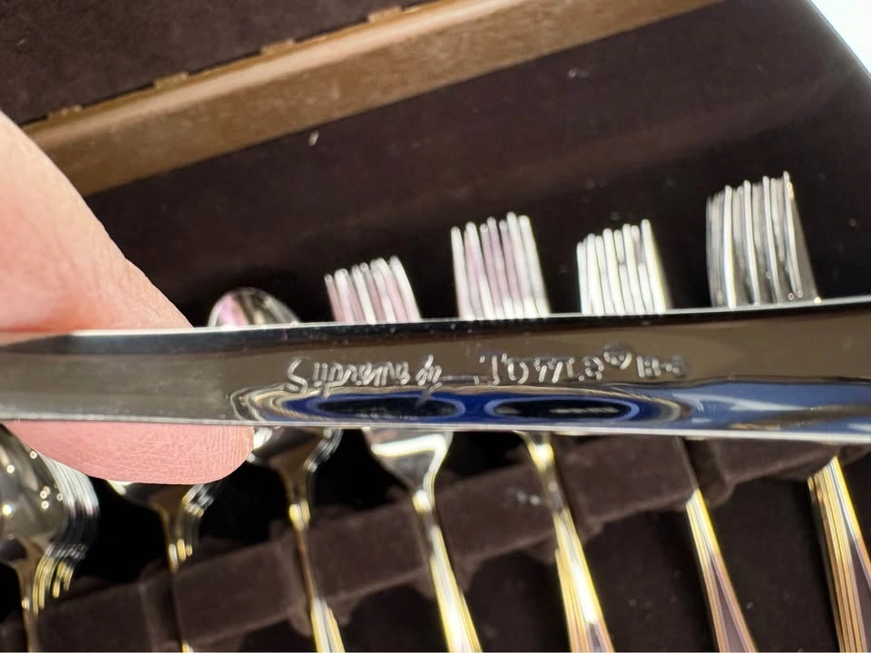 Supreme by Towle Gold Plated Flatware Set - photo 5