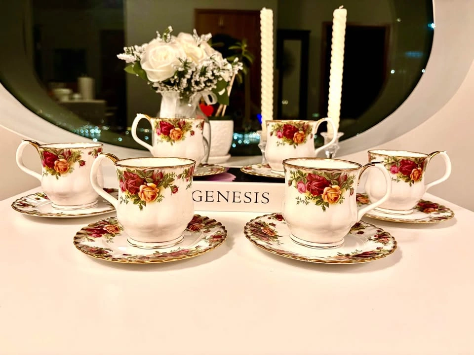 Royal Albert Old Country Roses Montrose Coffee Cups - England - photo 3