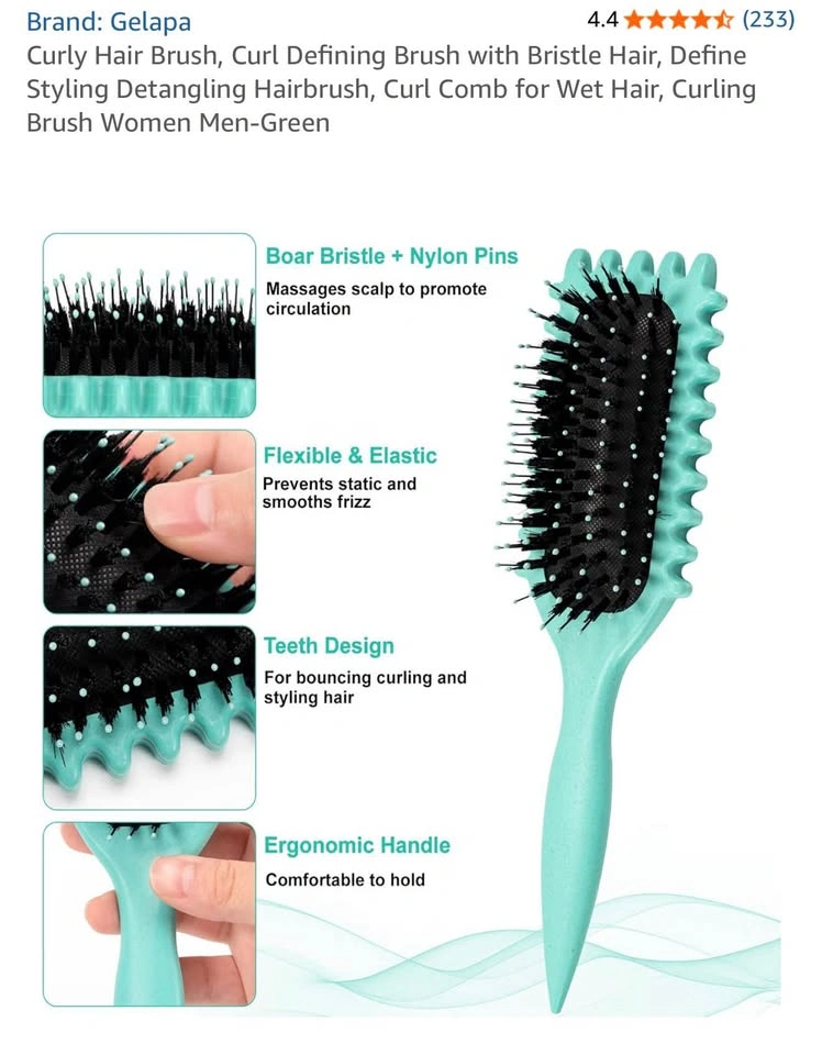 Curling Comb Styling Brush - photo 2