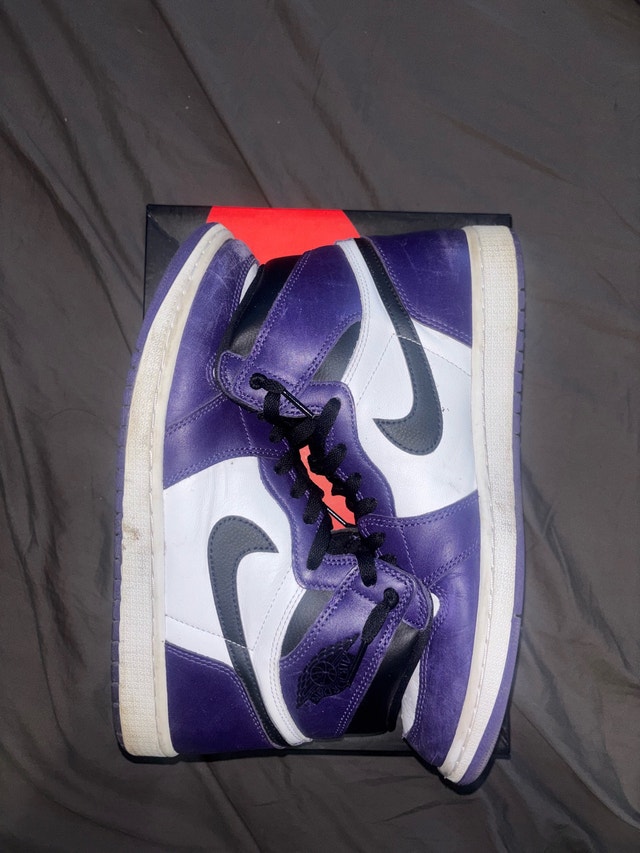 Jordan 1 Court Purple 2.0 Size 11