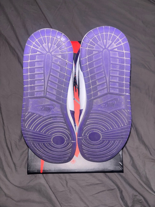 Jordan 1 Court Purple 2.0 Size 11 - photo 2