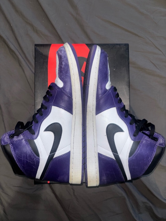 Jordan 1 Court Purple 2.0 Size 11 - photo 4
