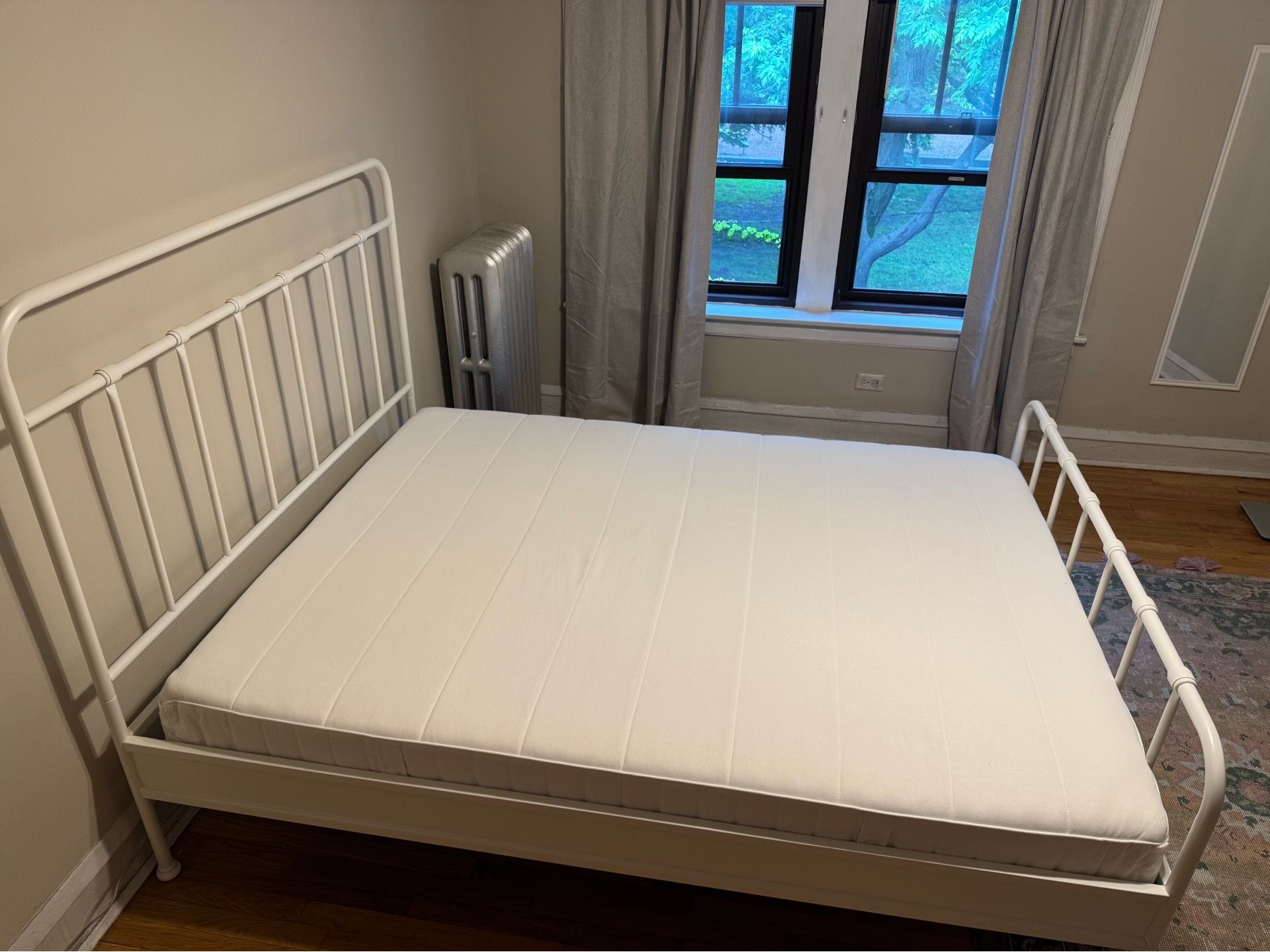 Ikea bed frame and mattress - photo 4