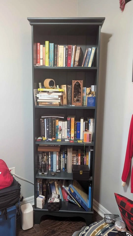 Tall bookshelf