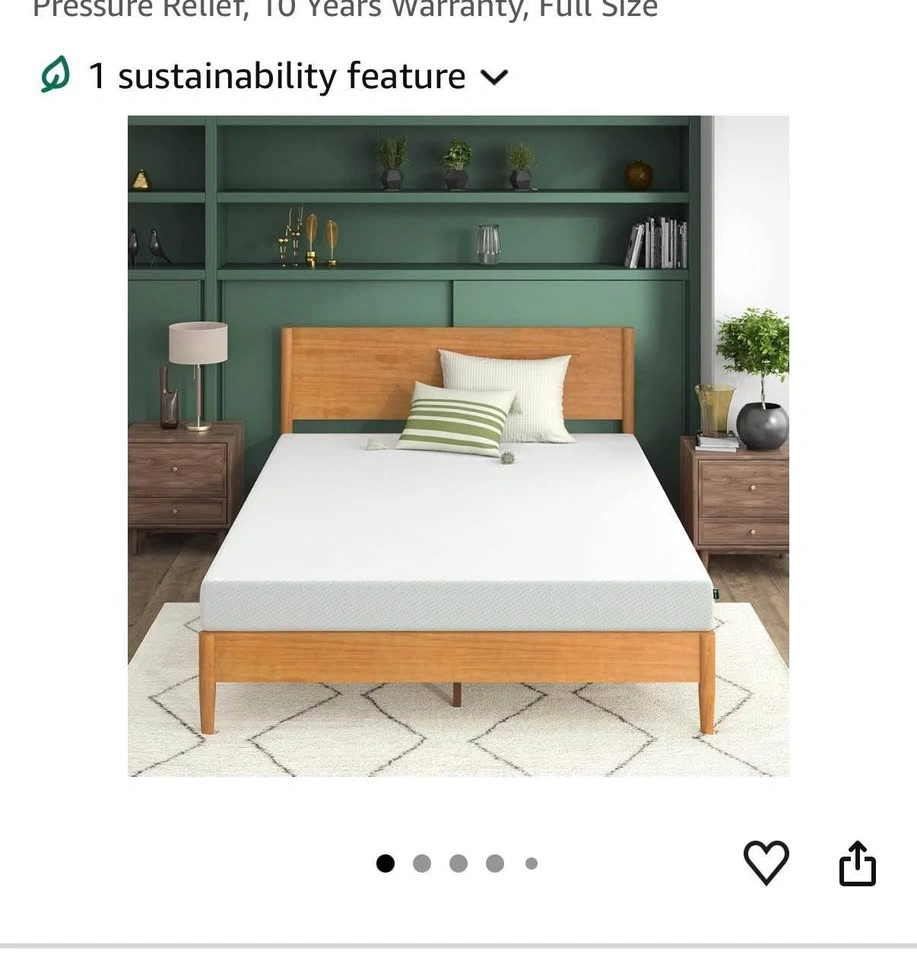 Memory Foam Mattress – Full Size (6 Inch) – Like New - photo 3