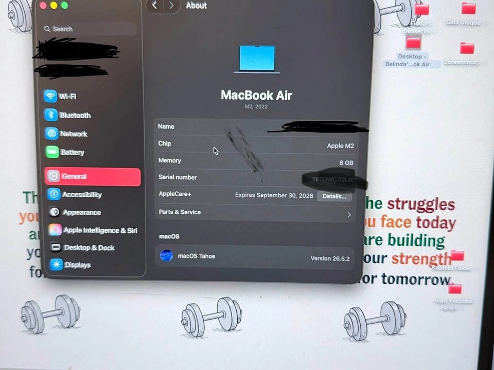 Apple MacBook Air M2 (2022) 13” – AppleCare+ Until Sept. 2026 - photo 2