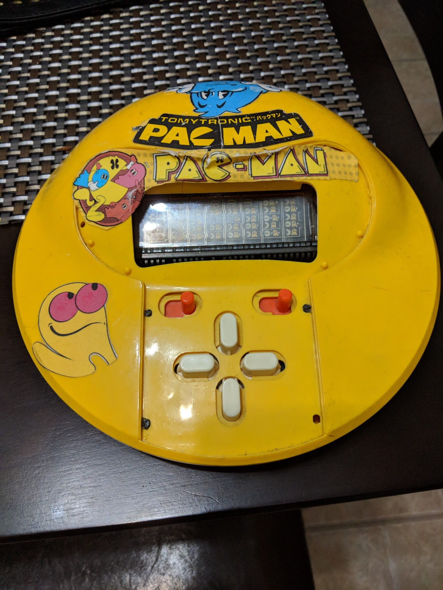 Antique Pacman handheld video game