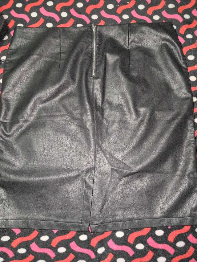 Dex Faux Leather Skirt image indicator(2)