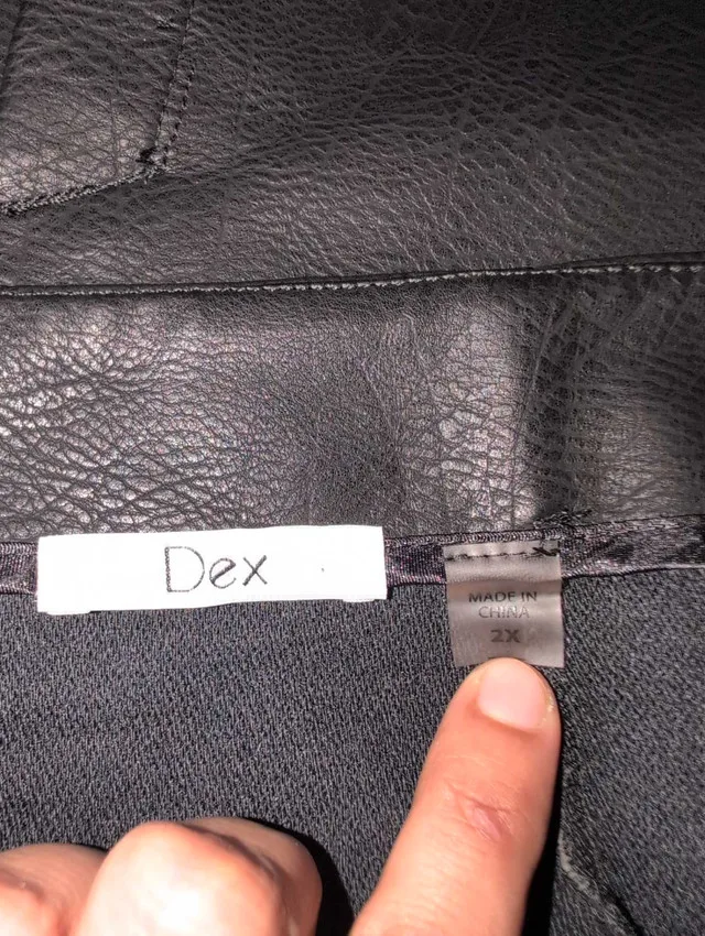 Dex Faux Leather Skirt image indicator(3)