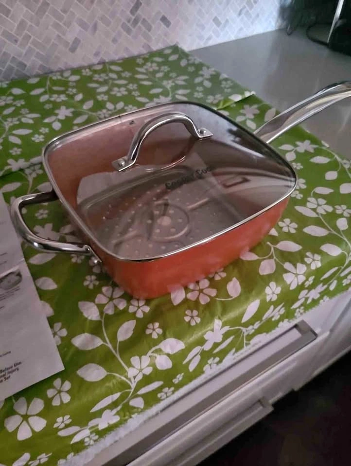 Copper Cook Square Pan