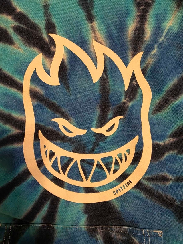 Spitfire/The End Blue Tie Dye Hoodie - photo 2