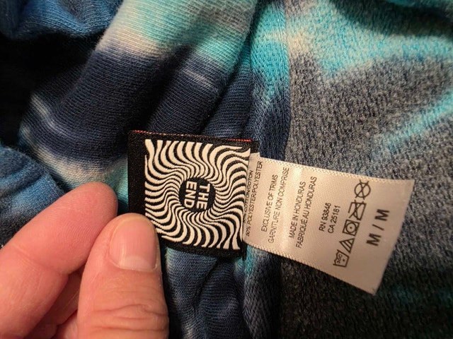 Spitfire/The End Blue Tie Dye Hoodie - photo 4