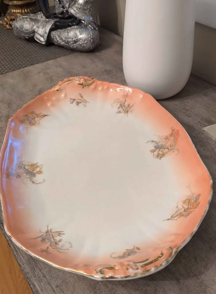 Antique Limoges France Porcelain Serving Platter – Elite Mark image indicator(2)