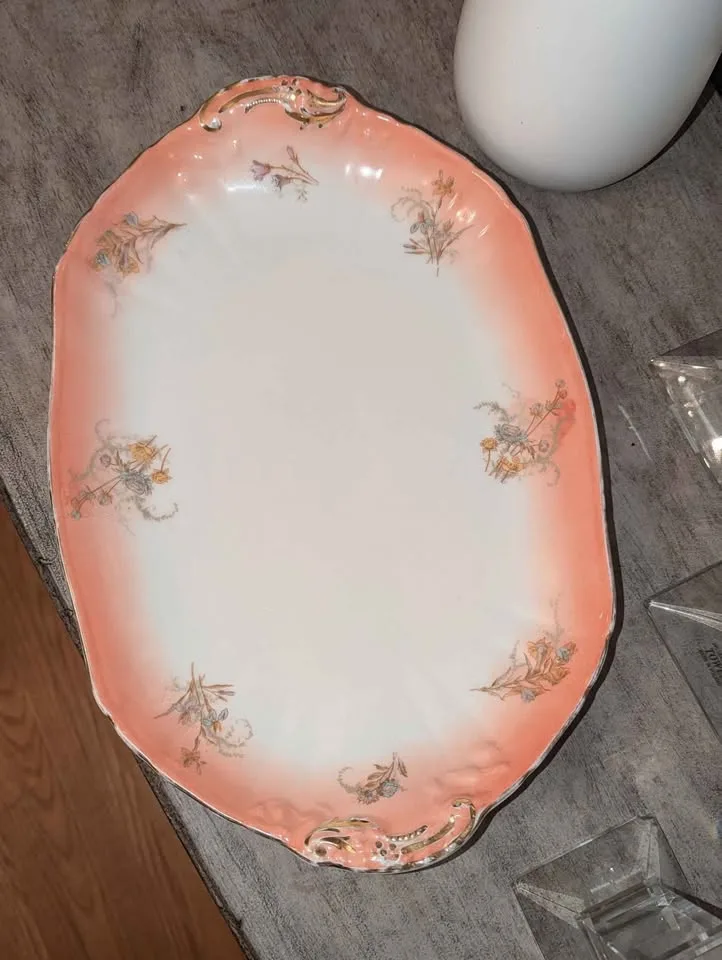 Antique Limoges France Porcelain Serving Platter – Elite Mark image indicator(8)