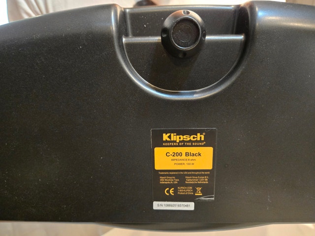 Klipsch C-200 Black Center Speaker - photo 2