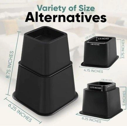Heavy Duty Adjustable Bed Risers - photo 2