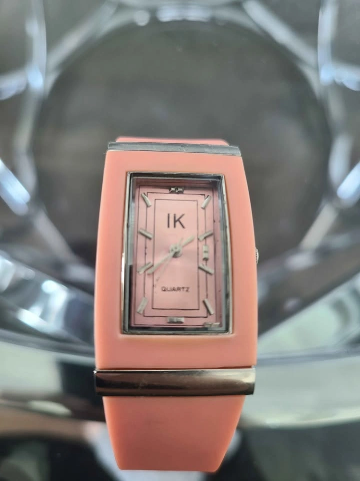 IK Quartz Pink Rectangular Watch - photo 2