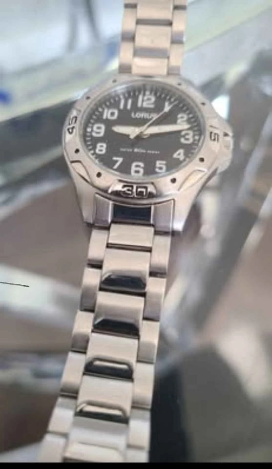 Lorus Sports Watch mid size Silver Tone Stainless Steel - photo 3