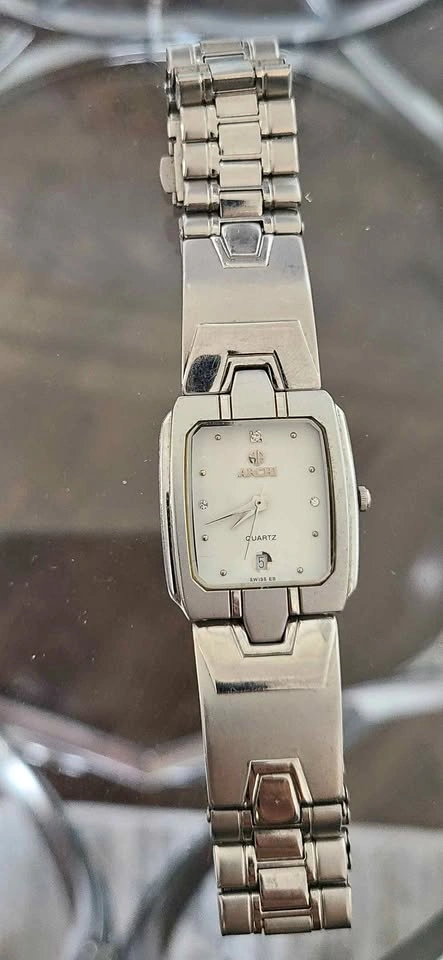 SWISS ARCHI 22K Gold Electro Plated Quartz mens Watch 6509M