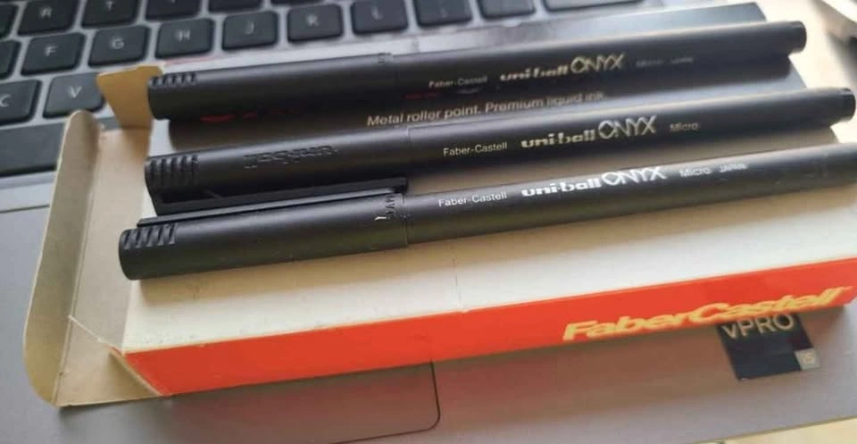 Faber-Castell Uni-ball Onyx Micro Rollerball Pens 10 pens for $8 - photo 2