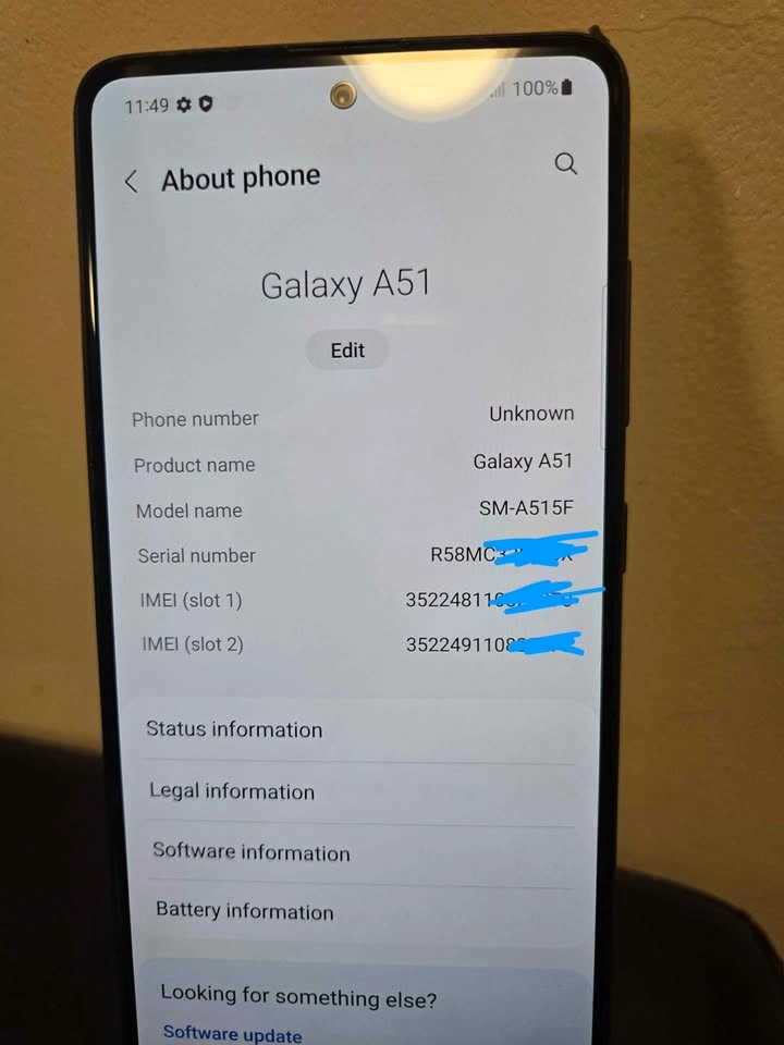 Samsung Galaxy A51 64GB Unlocked DUAL SIM great condition - photo 4