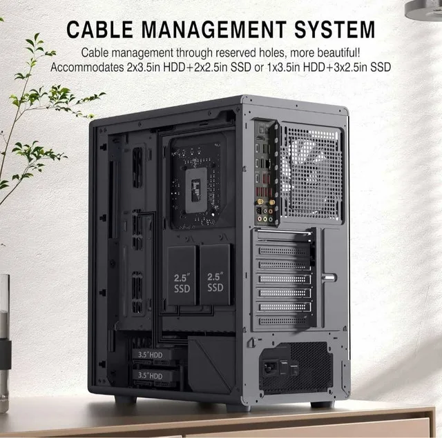 Mid Tower Gaming PC Case - New image indicator(3)