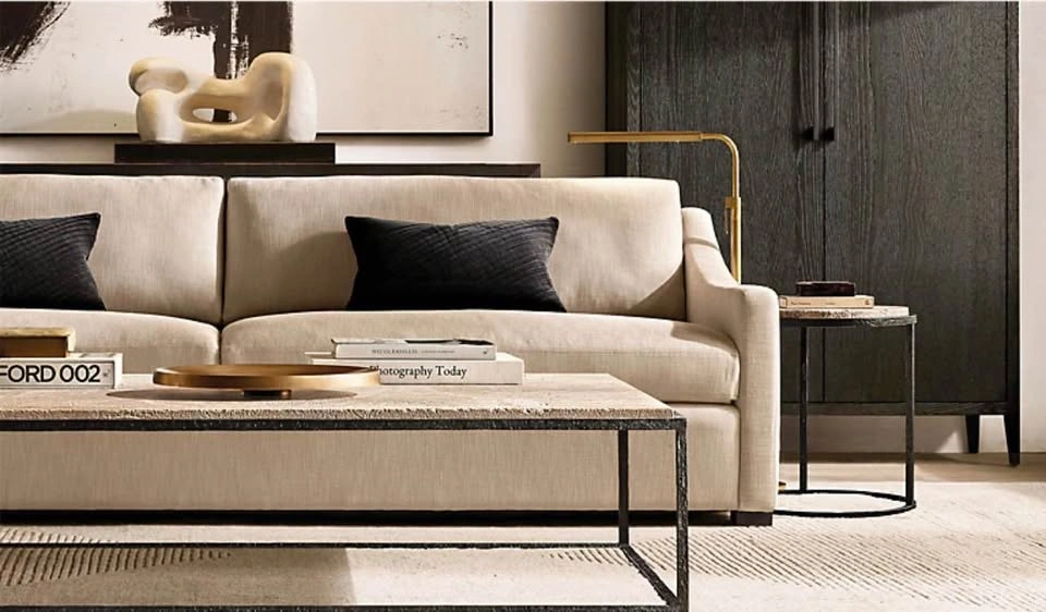 Restoration Hardware Belgian Classic Slope Arm Sofa - photo 2