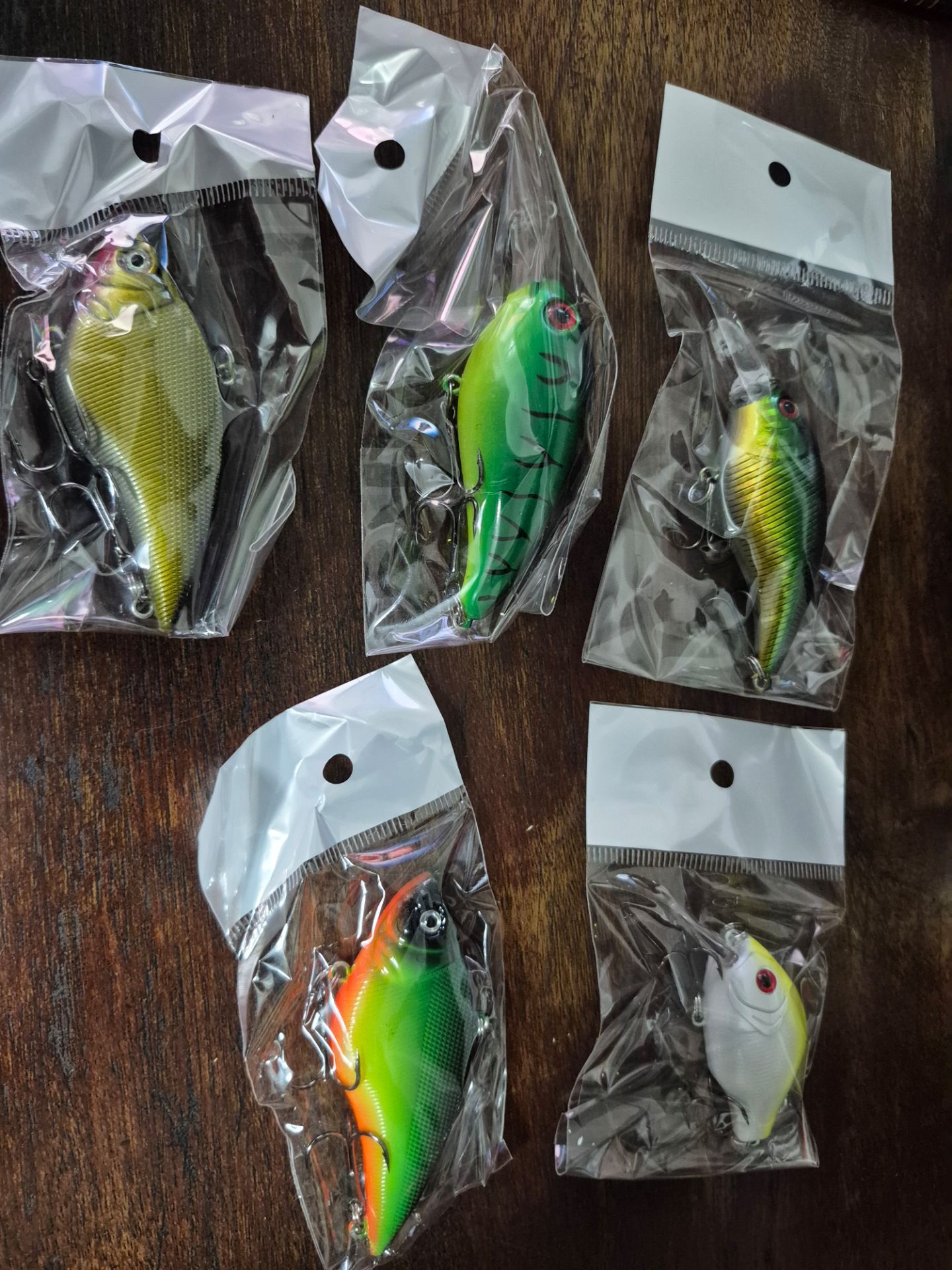 Fishing lures set of 5