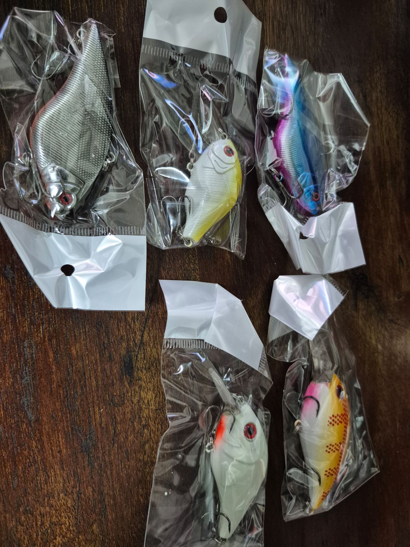 5 piece fishing lure set