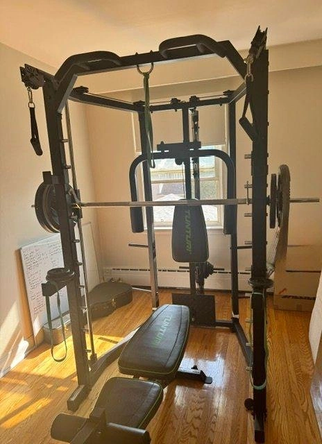 Tunturi SM80 Smith Machine & Cable System Home Gym