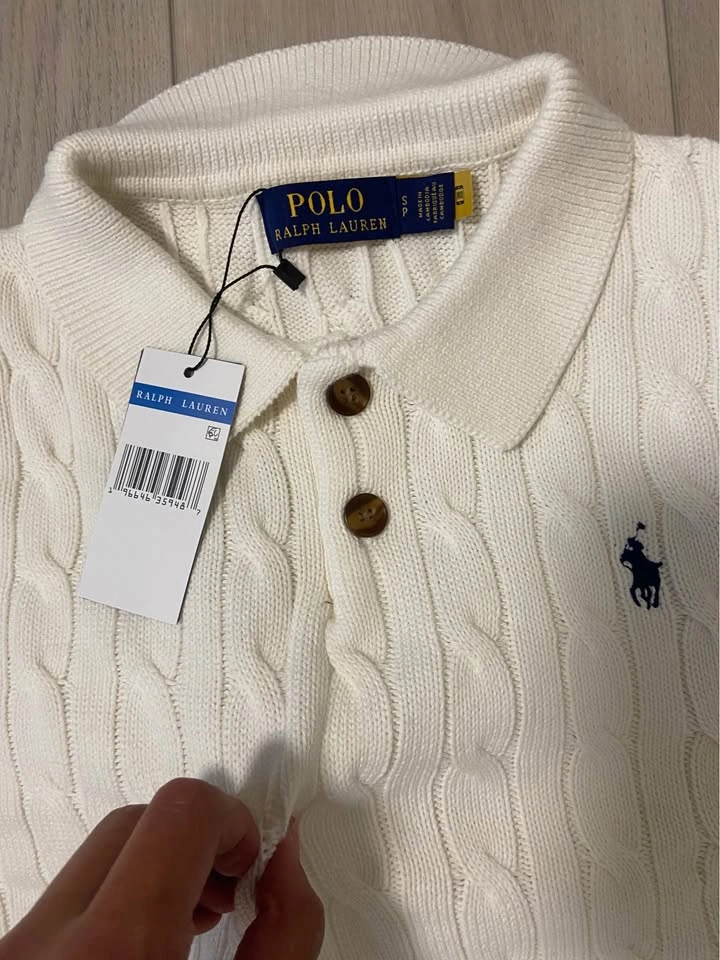 1:1 Brand new white Ralph Lauren polo size small - photo 2