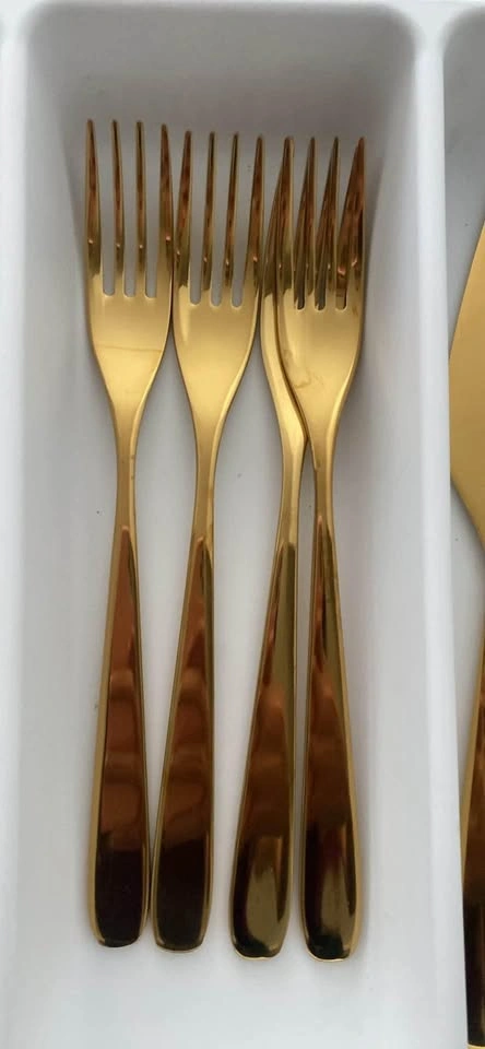 Gold Stainless Steel Flatware Set - photo 3