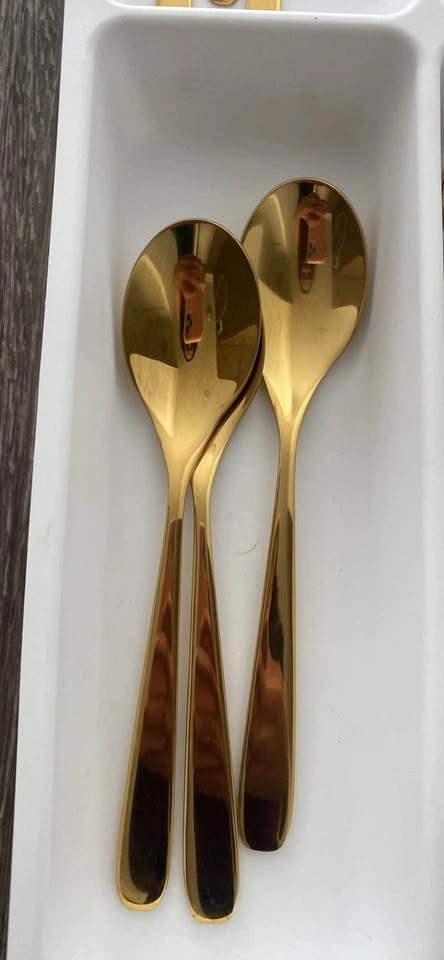 Gold Stainless Steel Flatware Set - photo 4