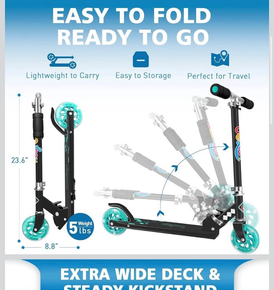 BELEEV V1 Foldable Scooter for kids - New - photo 4