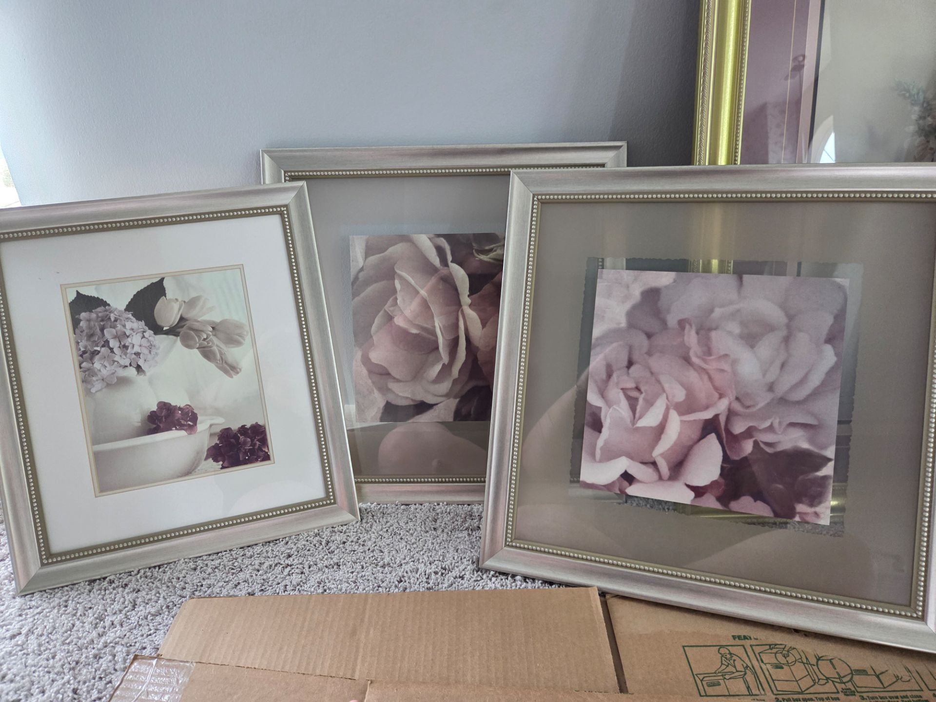 Set of 3 Framed Floral Prints