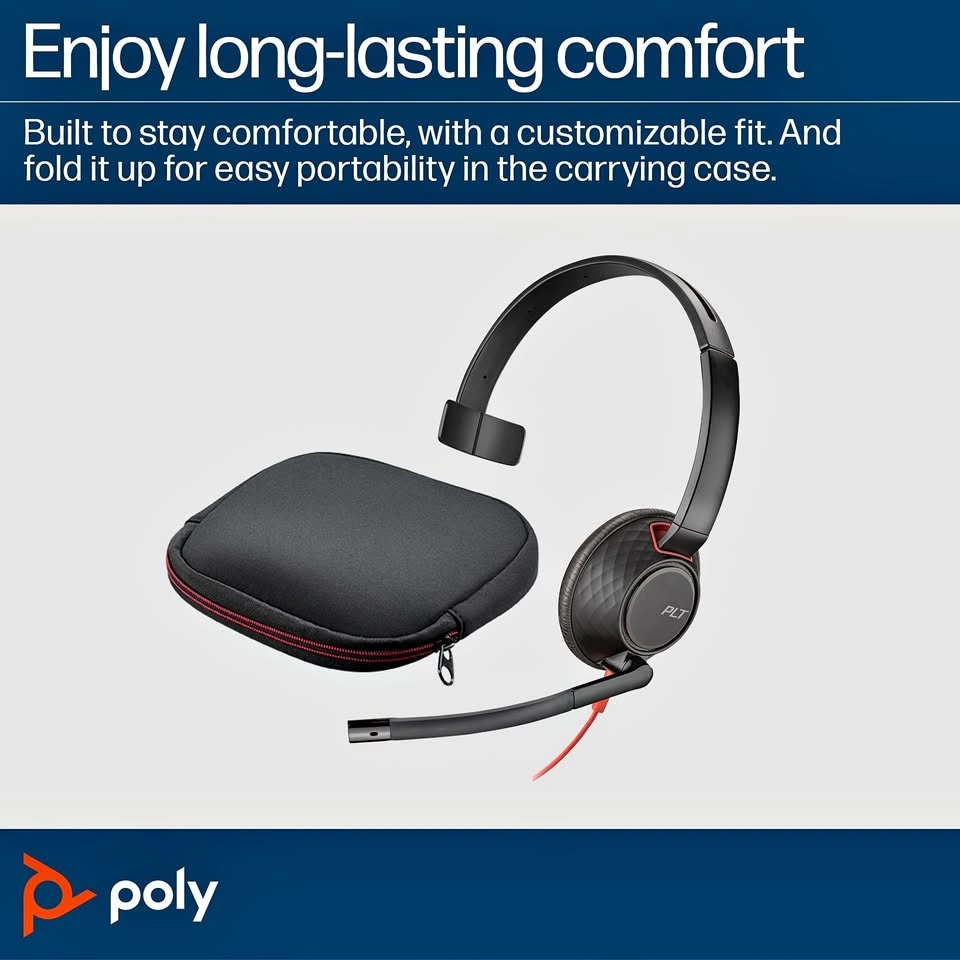 Poly Blackwire 5210 - Blackwire 5200 series - headset