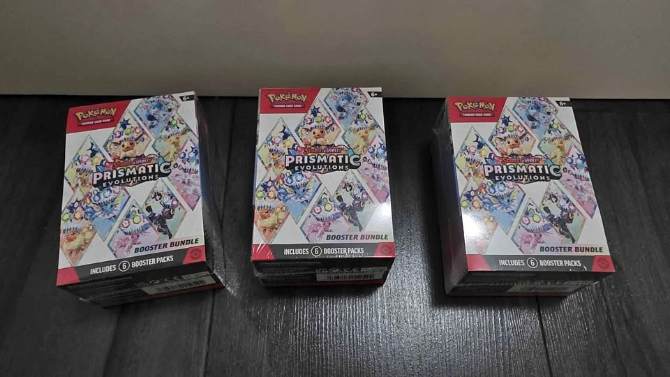 Pokemon TCG Prismatic Evolutions Booster Bundles