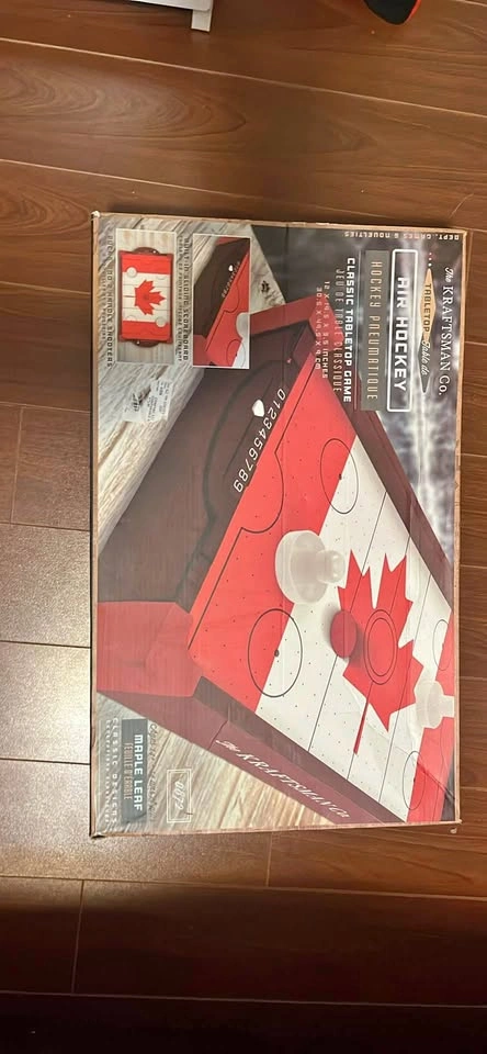Air hockey board game