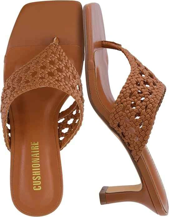 Cushionaire Sprite Braided Thong Sandals