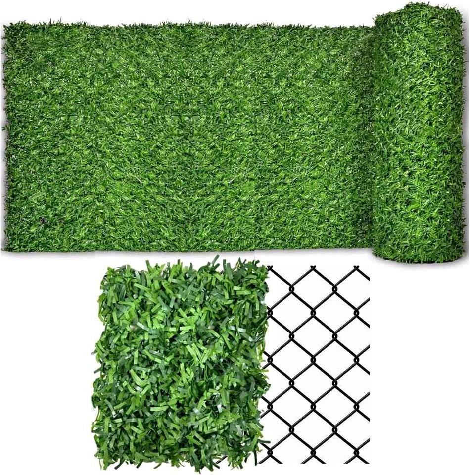 GrassOva Artificial Grass Privacy Screen 3.5x8 feet