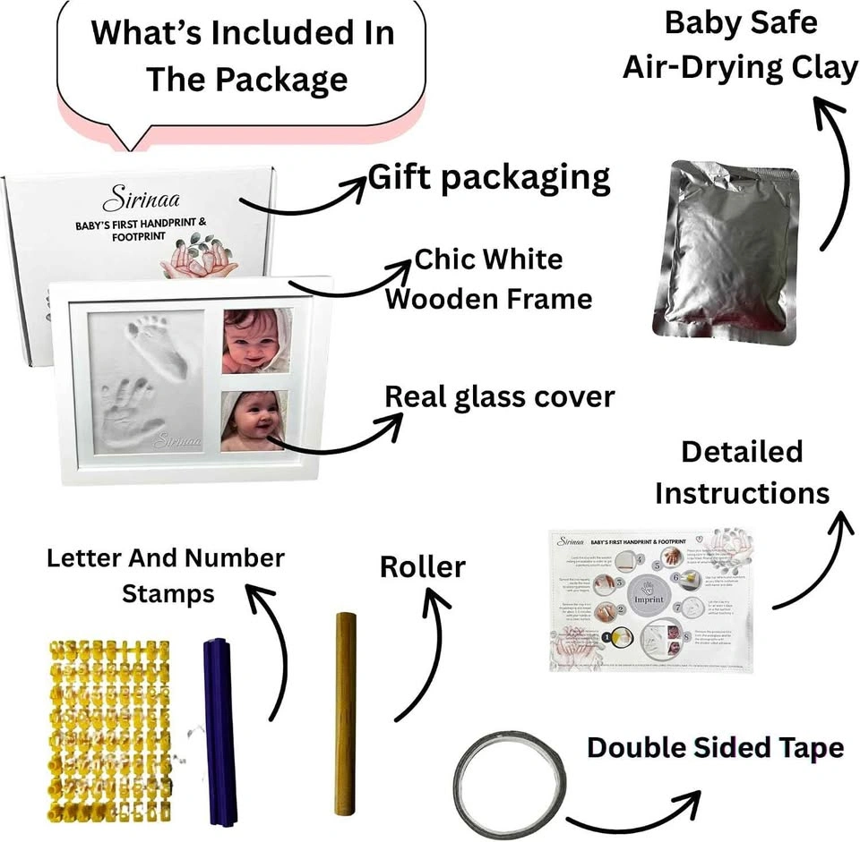 Baby / Pet Handprint and Footprint Keepsake Kit - photo 4