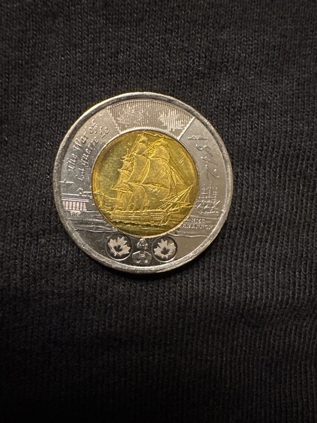 rare 2012 coin, extra sail