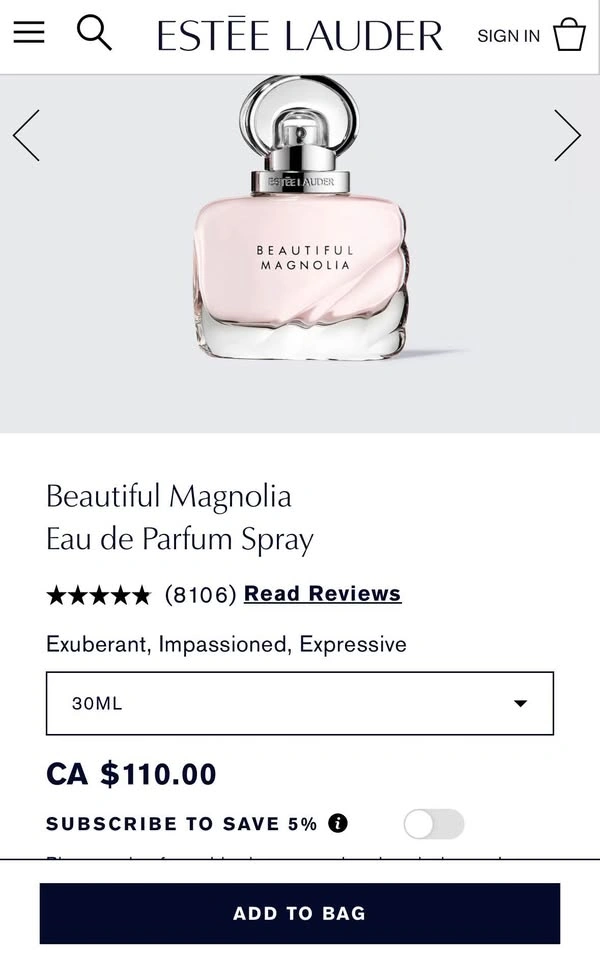 Estée Lauder Beautiful Magnolia Duo – Hand Cream & Perfume - photo 5