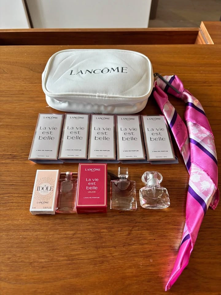 Mini Perfume Bundle - Lancôme & Estée Lauder with Bag