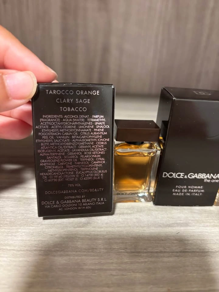 D&G The One for Men Eau de Parfum miniature perfume 5ml - photo 3