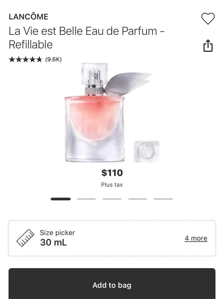 Lancôme La Vie Est Belle fragrance sample set 18ml - photo 4