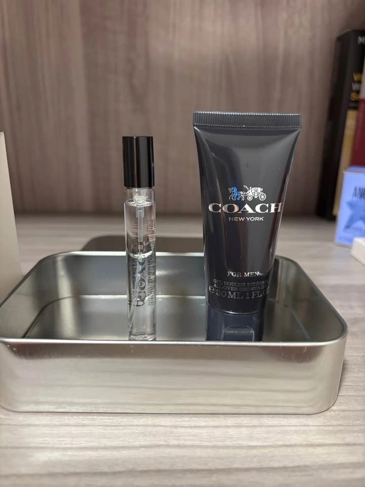 Coach For Men EDT Gift Set 7.5ml + Shower Gel 30ml BNIB - photo 2