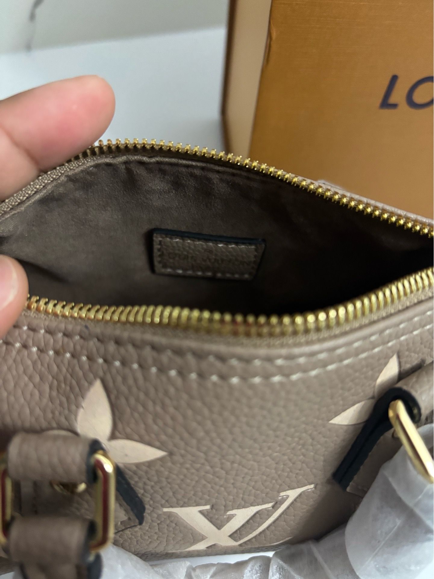 Brown and tan louis vuitton speedy 16 - photo 2