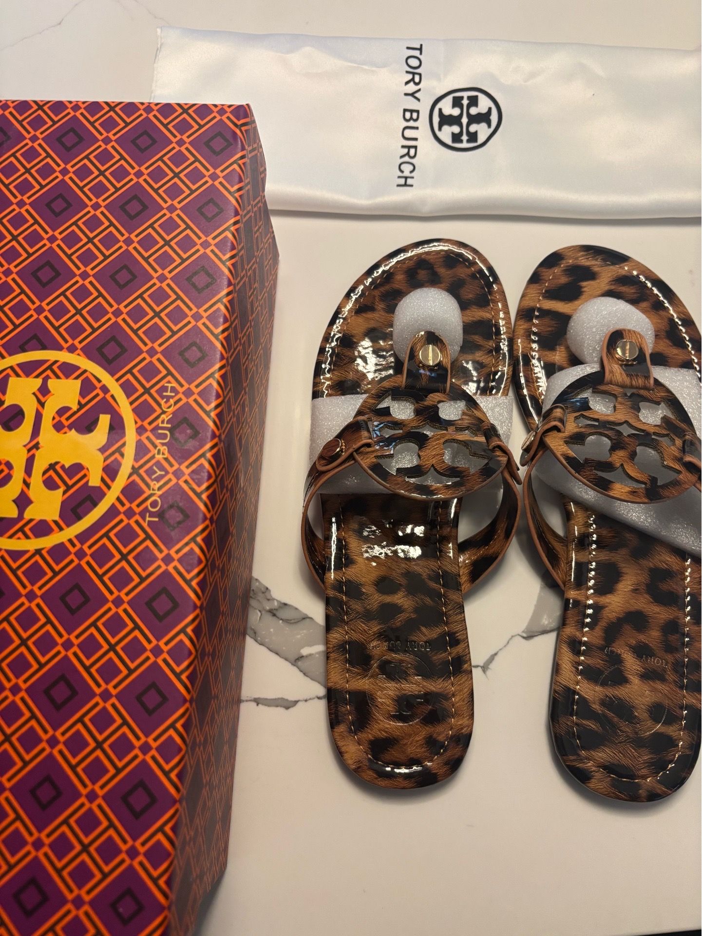 Cheetah print Tory Burch sandals